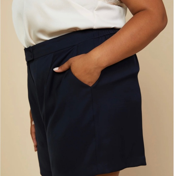 Plus Belted Shorts - Picture 7 of 7